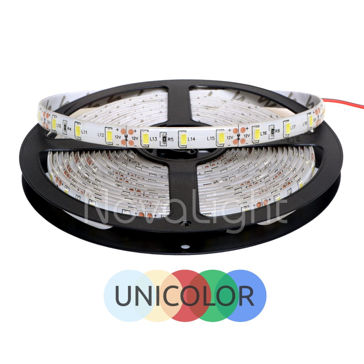 Portada de tira con 300 LED SMD 5630 Unicolor