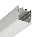BAL031 - Perfil de Aluminio para tira LED - Multipropósito, ideal para luminarias suspendidas