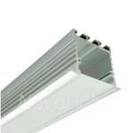 BAL032 - Perfil de Aluminio para tira LED - Multipropósito, ideal para luminarias empotradas o suspendidas